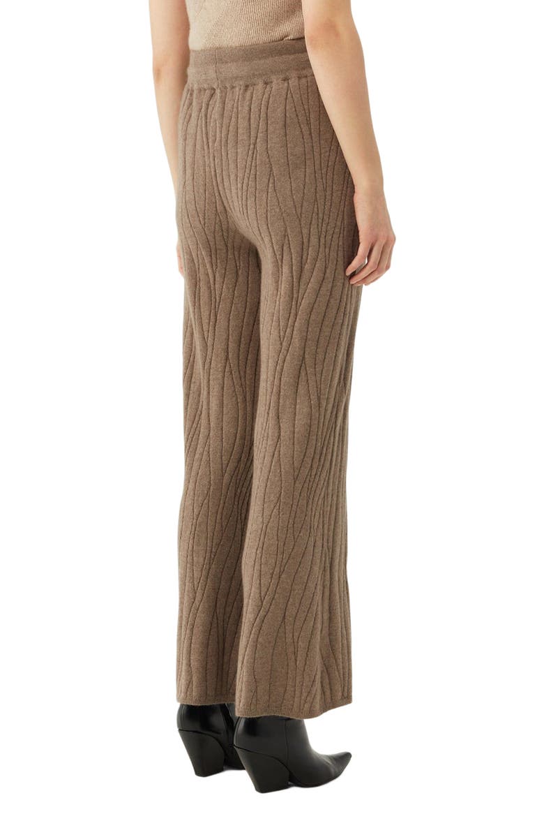 GOBI Mongolian Cashmere Organic Color Cashmere Flare Pants, Alternate, color, 