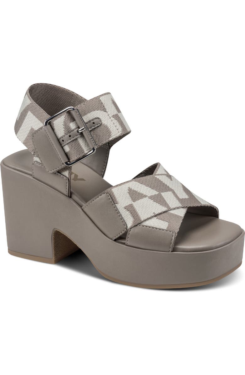 DKNY Makario Ankle Strap Platform Sandal, Main, color,