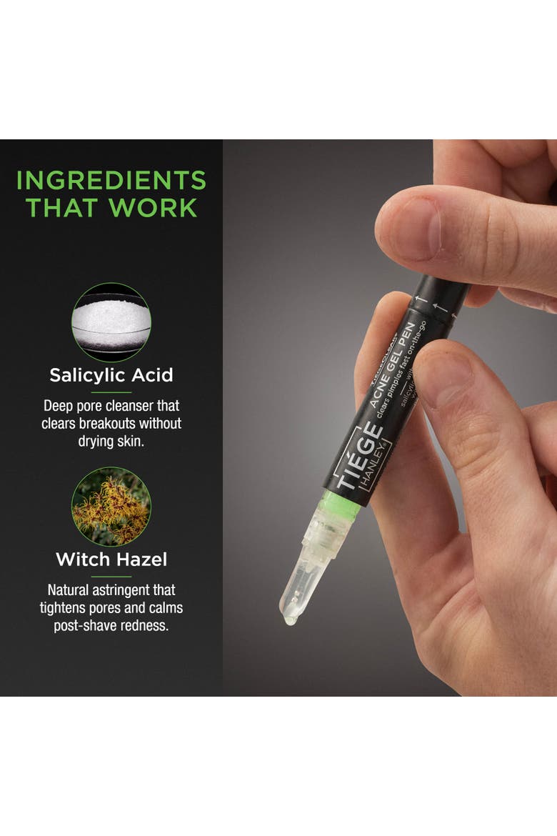 Acne Gel Pen, Alternate, color, Black