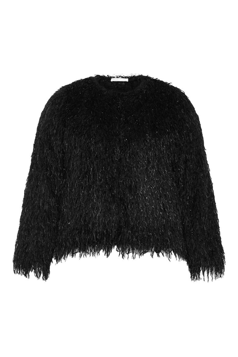 Sparkle Queen Jacket, Alternate, color, BLACK