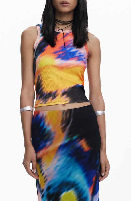 Desigual Abstract Print Tank