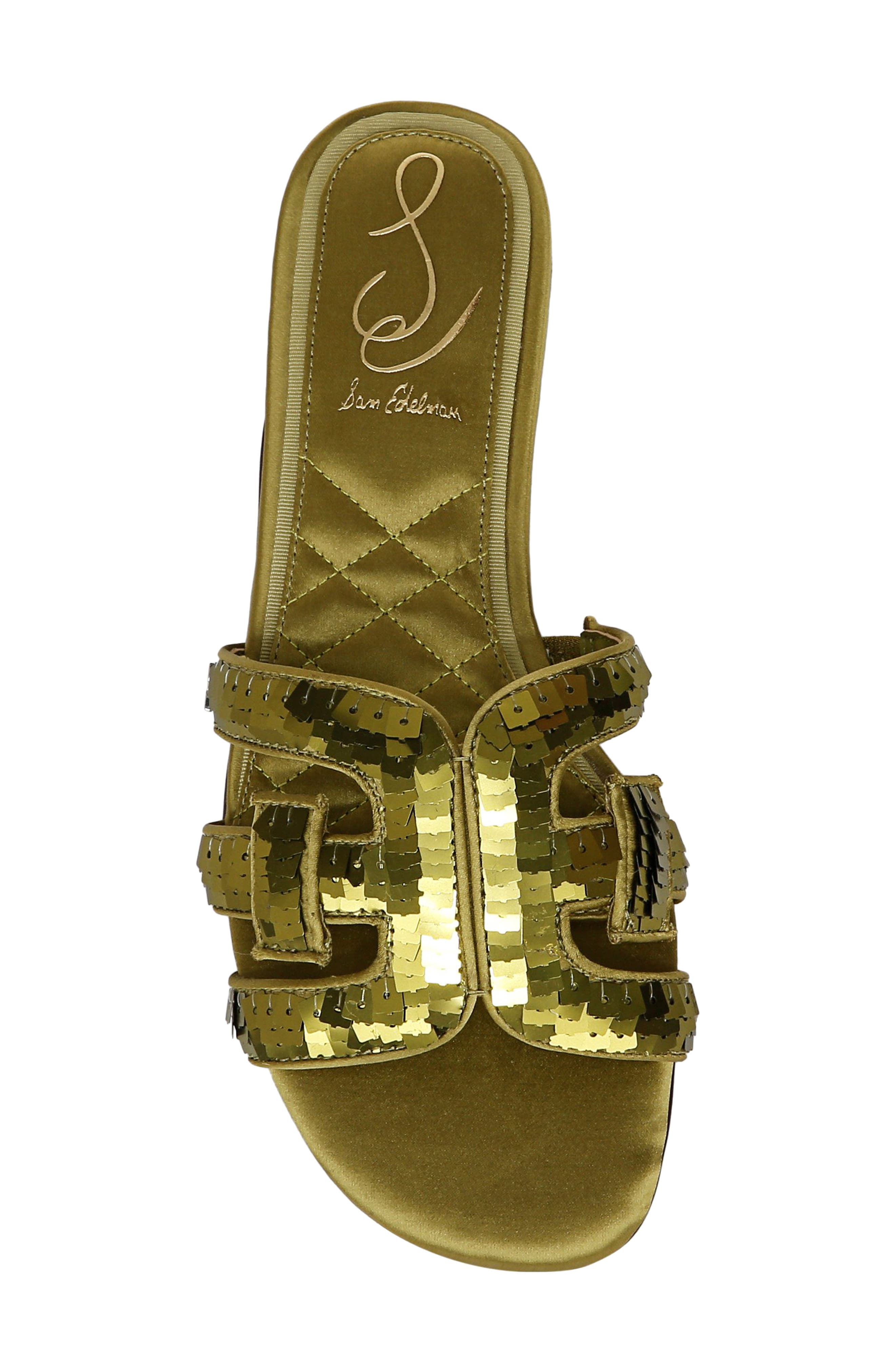 Sam Edelman Bay Glamour Slide Sandal, Alternate, color, 