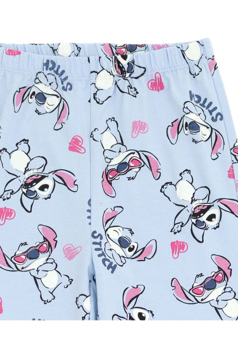 Lilo & Stitch Fleece Sweatshirt and Flare Leggings Set, Alternate, color, Pink Blue Stitch