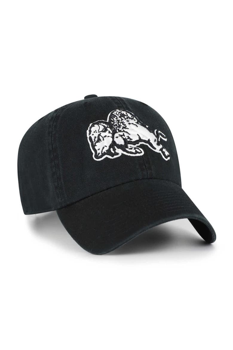 Men's '47 Black Colorado Buffaloes Vault Clean Up Adjustable Hat, Alternate, color, Black