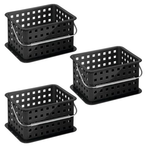 Small Stackable Shower Basket - Set of 3 - Made in USA
