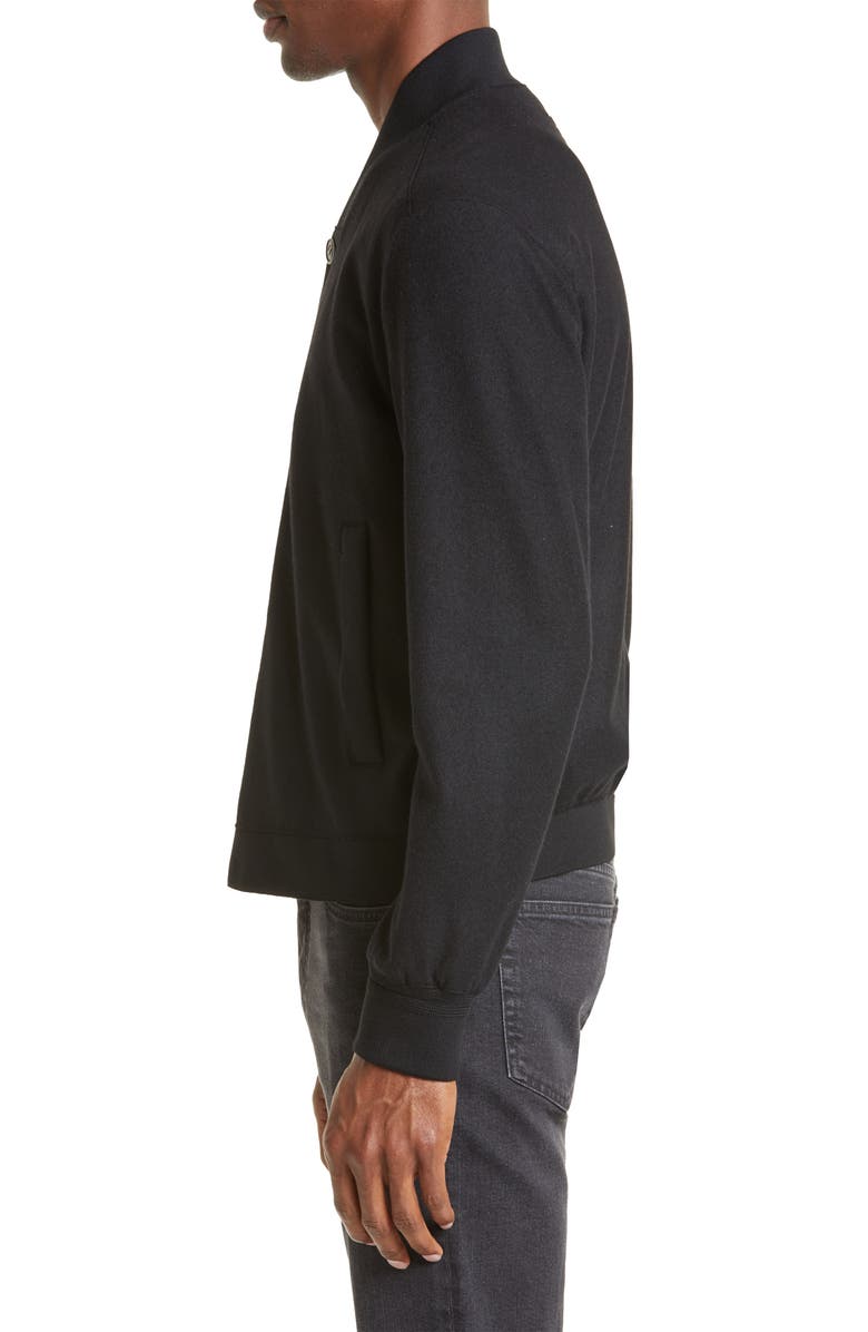 ZEGNA Water Repellent Elements Oasi Cashmere Bomber Jacket, Alternate, color,