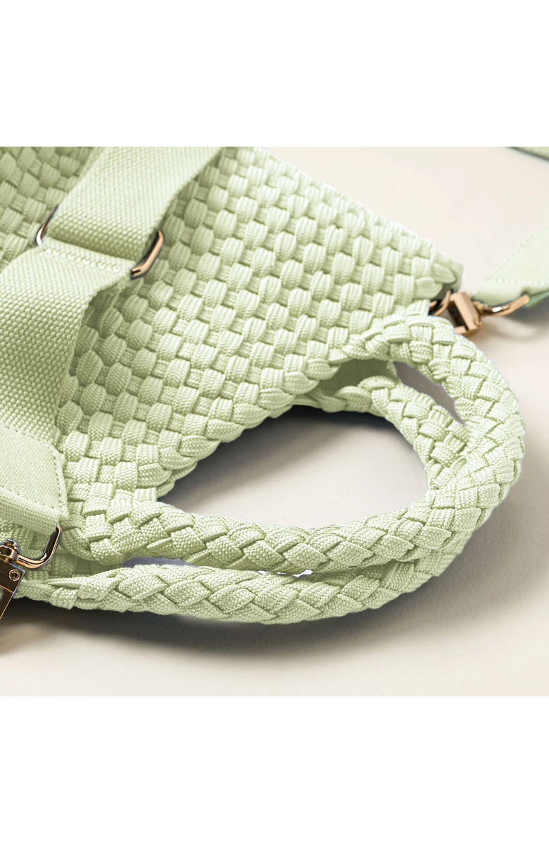Uncommon Goods Woven Shoelace Crossbody by Sol and Selene INC, Alternate, color, Small Mint