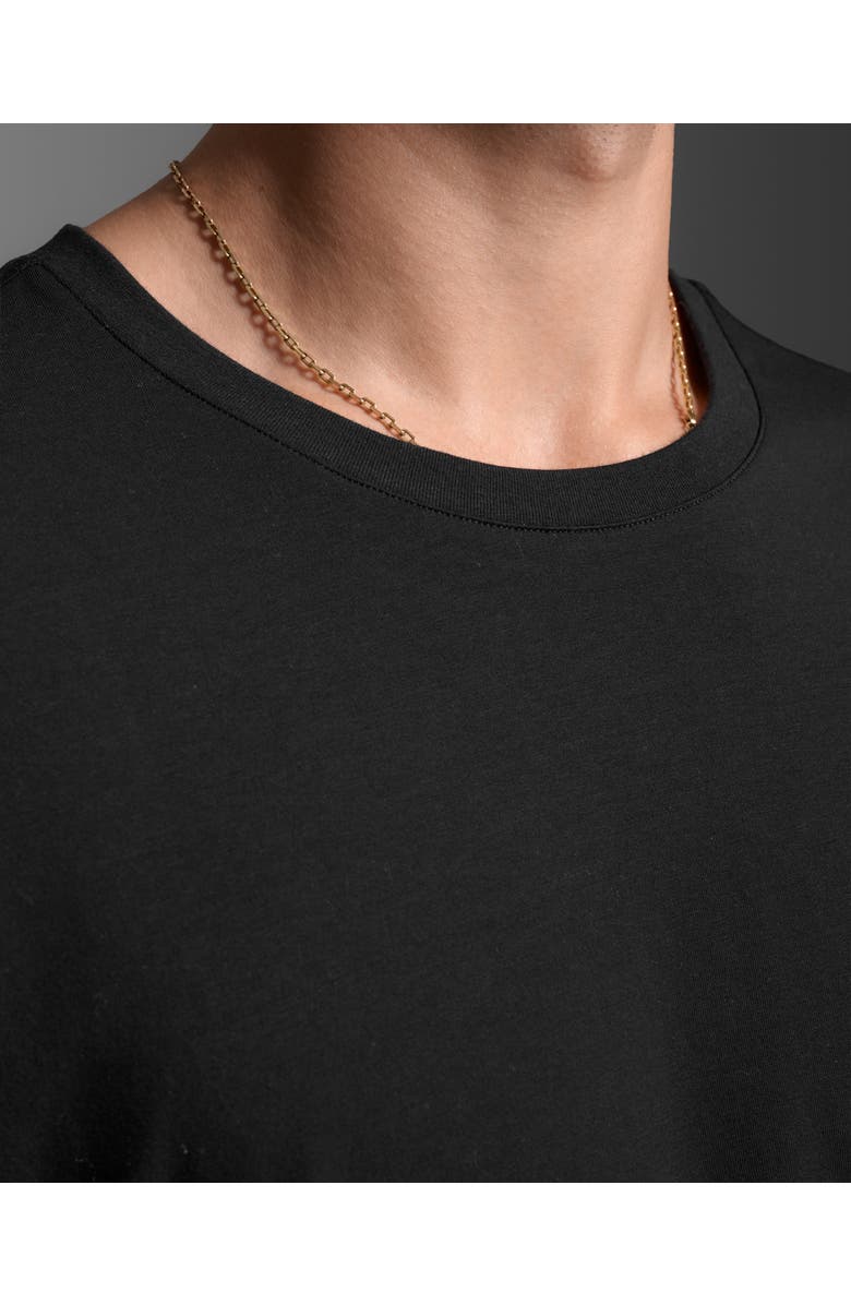 2XU Motion Cotton Flex Tee, Alternate, color, Black/Black