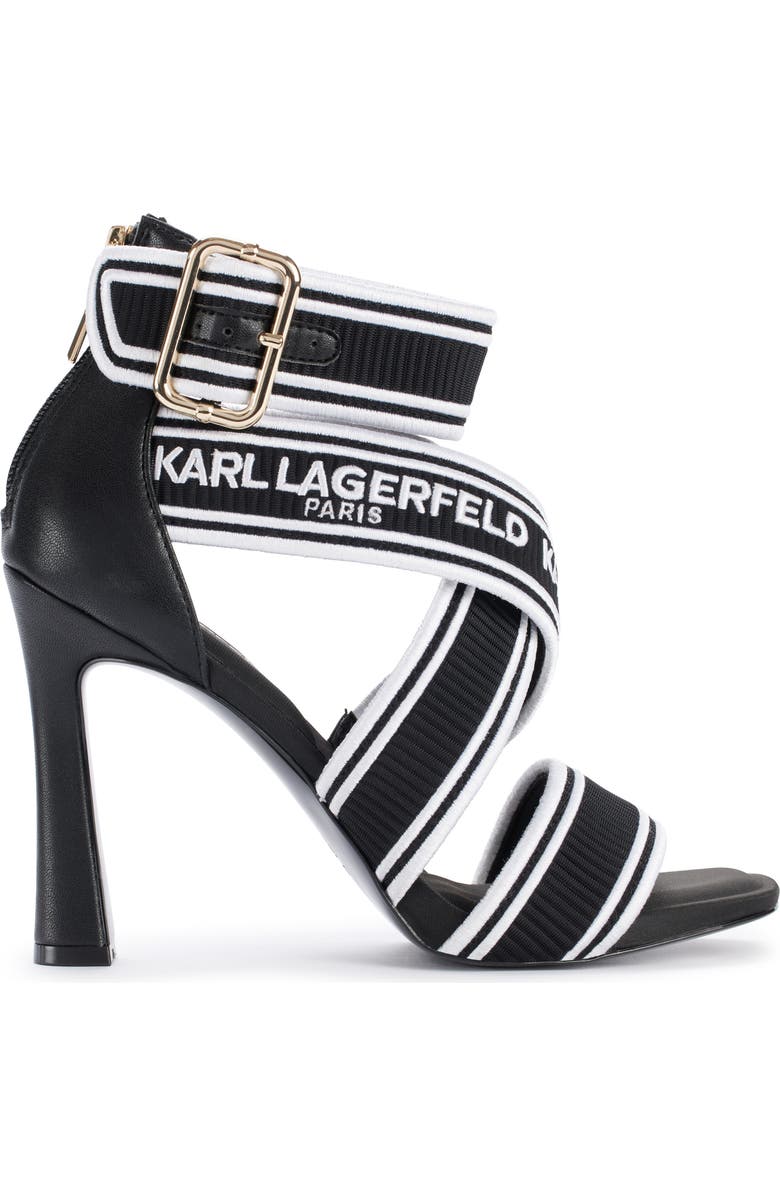 KARL LAGERFELD PARIS Careliz II Strappy Sandal, Alternate, color,