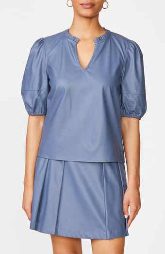 Kacey Faux Leather Top