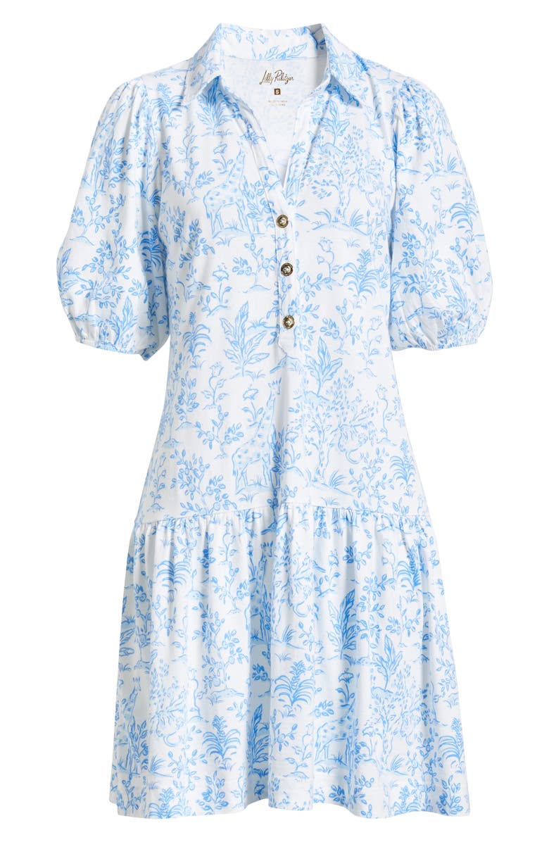 Lilly Pulitzer<sup>®</sup> Bingley Short Sleeve Drop Waist Dress, Alternate, color, 