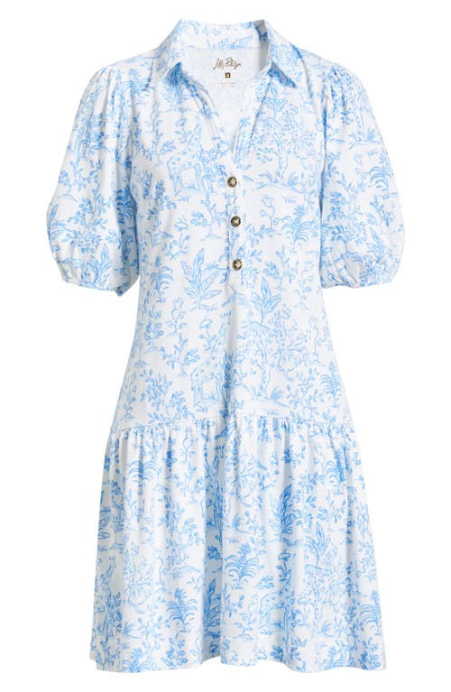 LILLY PULITZER LILLY PULITZER® BINGLEY SHORT SLEEVE DROP WAIST DRESS