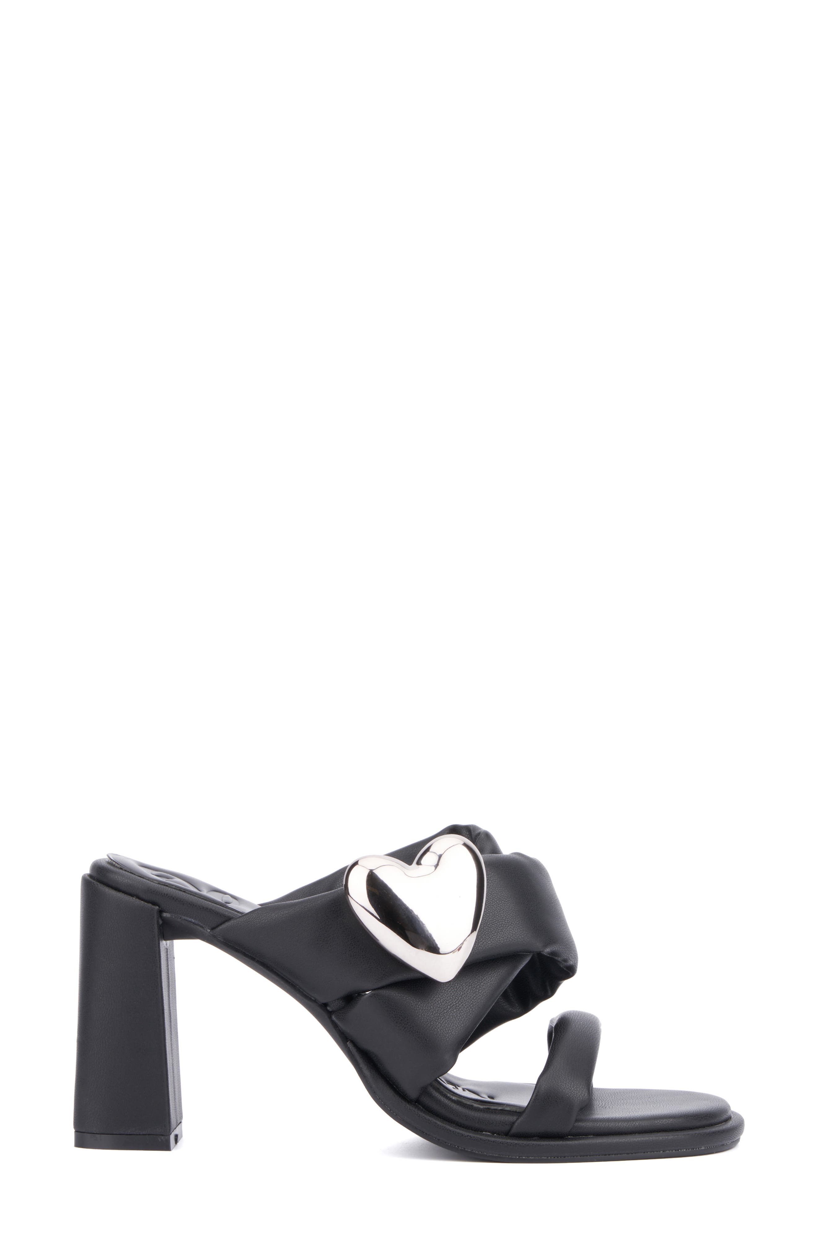 OLIVIA MILLER Lovey Dovey Sandal, Alternate, color, Black