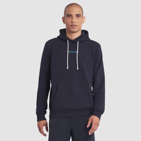 Men's Nike Pitch Blue Miami Dolphins 2025 Rivalries Collection Standard Issue Sideline Dri-FIT Hoodie