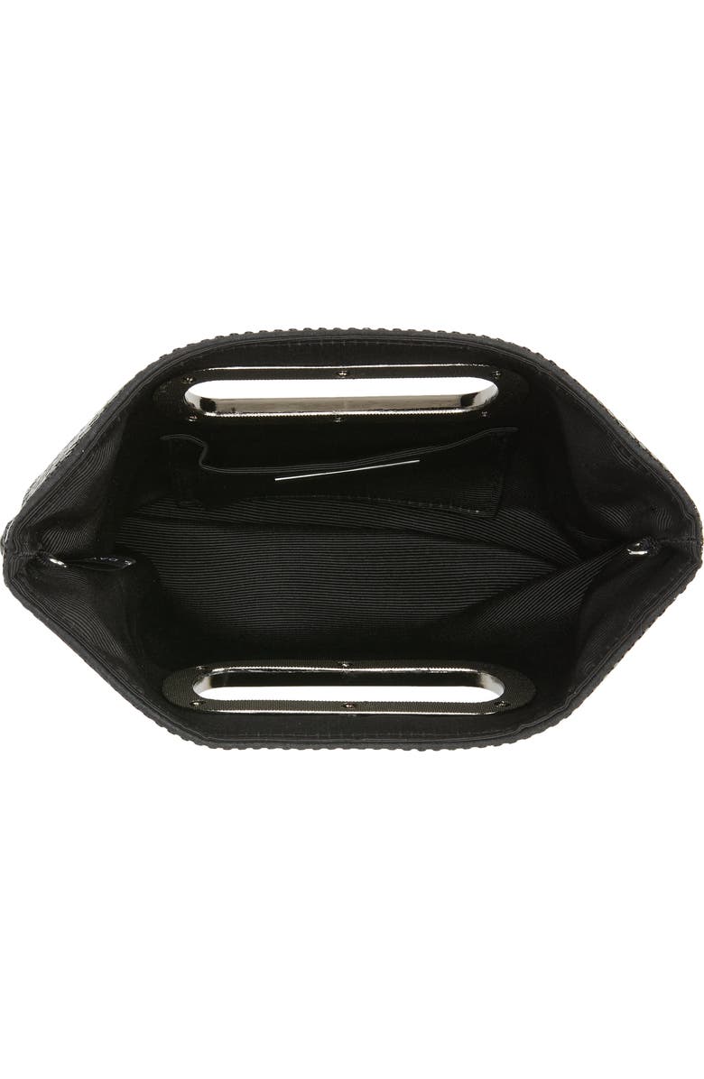 Whiting & Davis Cutout Handle Clutch, Alternate, color,