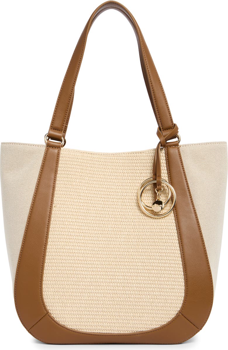 Dolce Vita Calix Tote, Main, color, Brown/ Ivory
