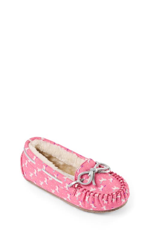 Minnetonka Kids' Slipper In Pink