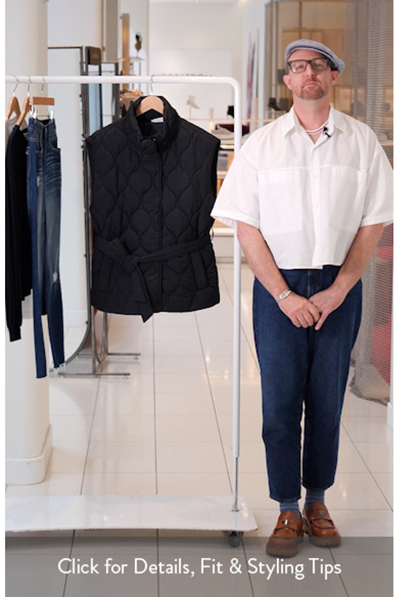 Skyline Belted Puffer Vest video