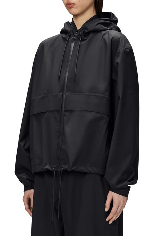 Rains Suva Hardshell Rain Jacket In Black