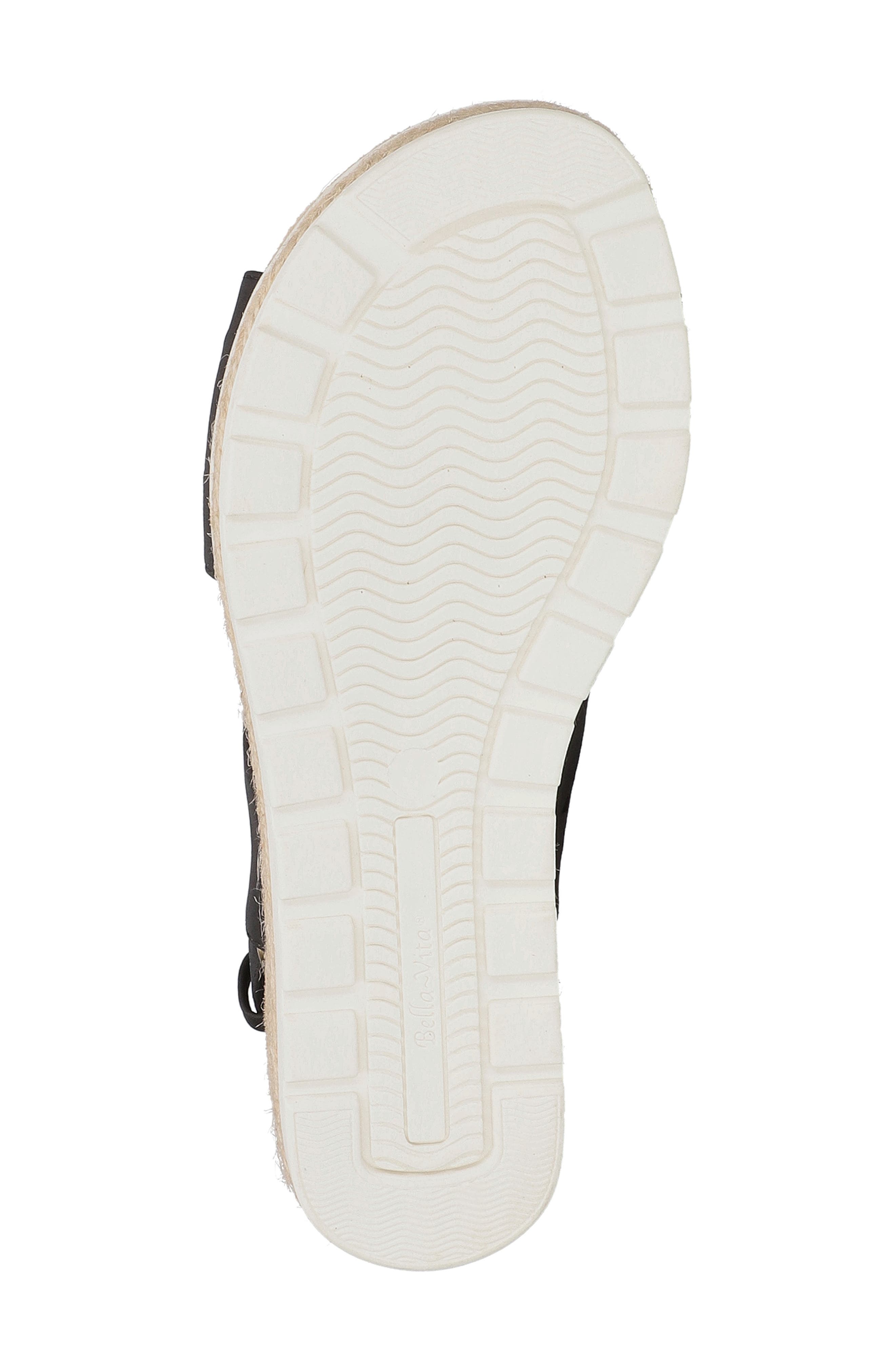 Bella Vita Cosette Slingback Espadrille Sandal, Alternate, color, Black