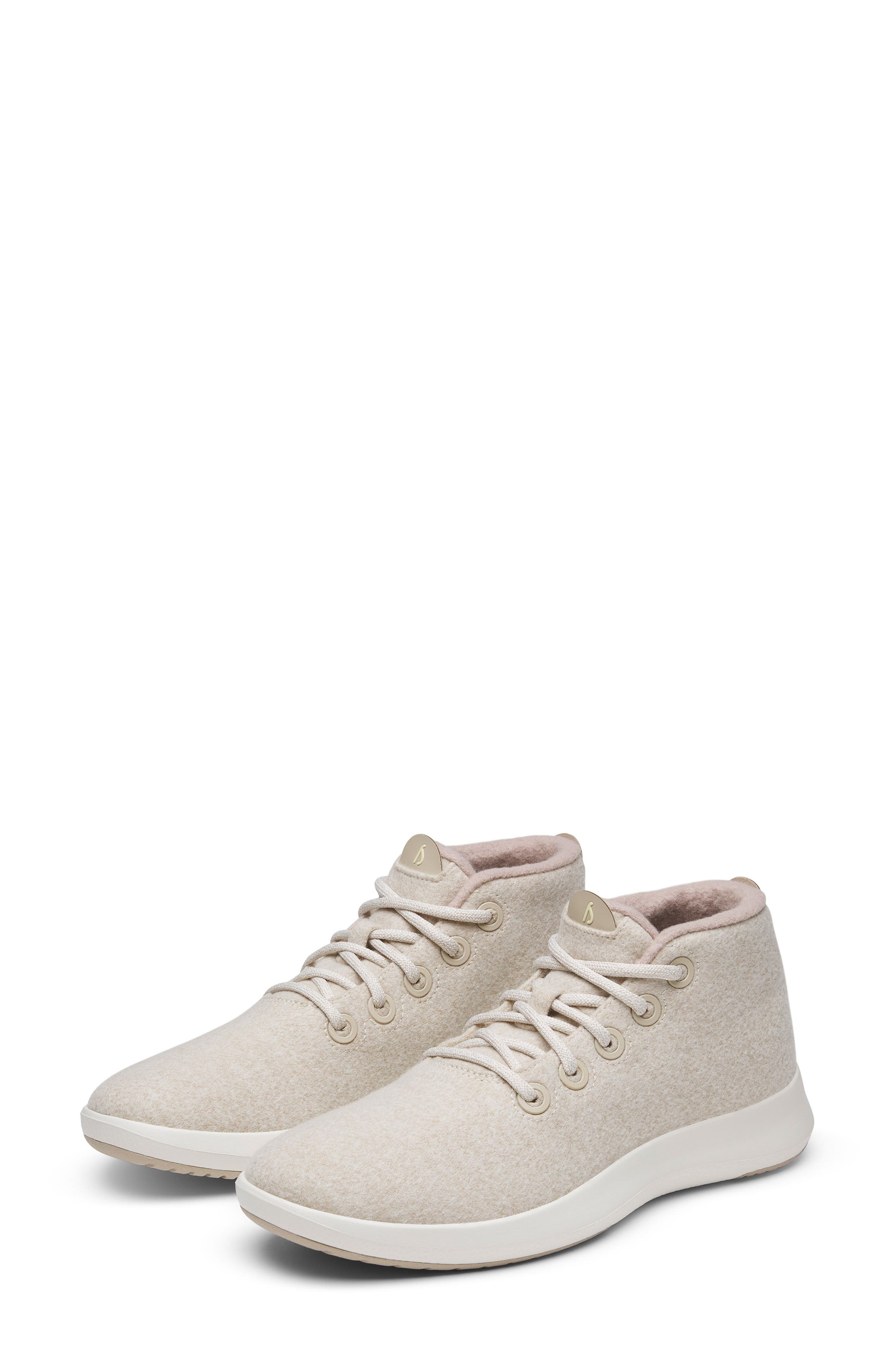 Mizzle Wool Runner Up Sneaker, Alternate, color, STONY CREAM/ NATURAL WHITE