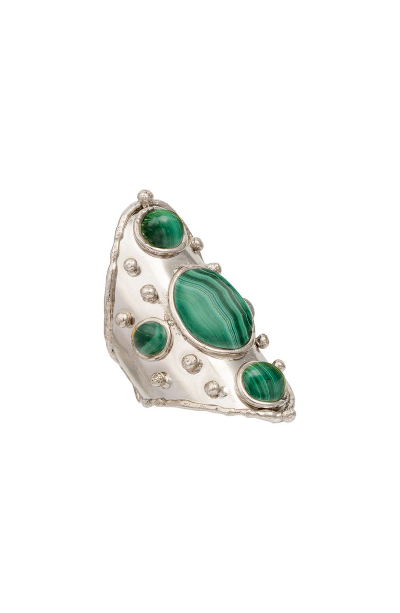 SYLVIA TOLEDANO Little Byzance Ring, Main, color, Green
