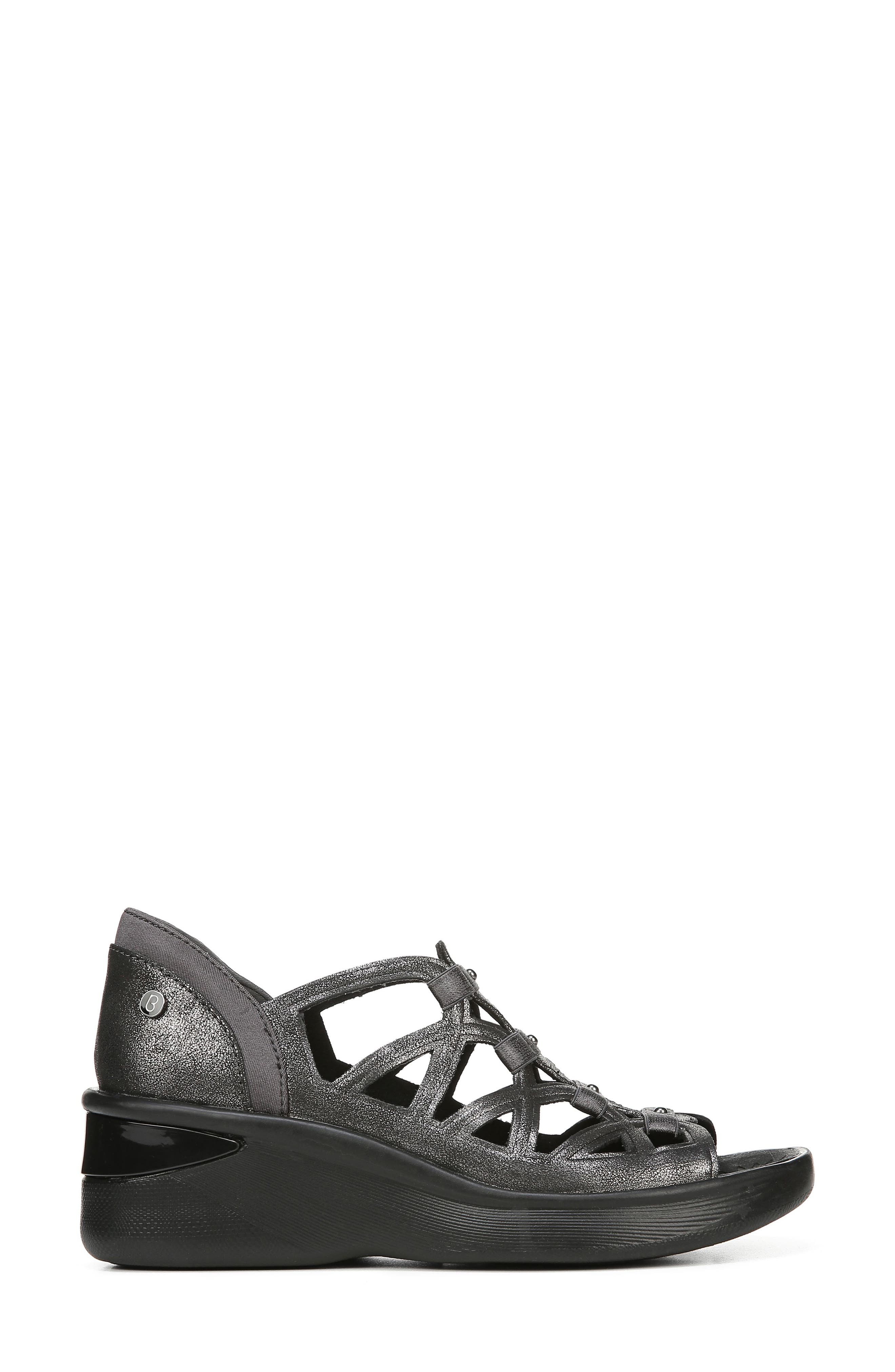 Sasha Sandal, Alternate, color, PEWTER FABRIC