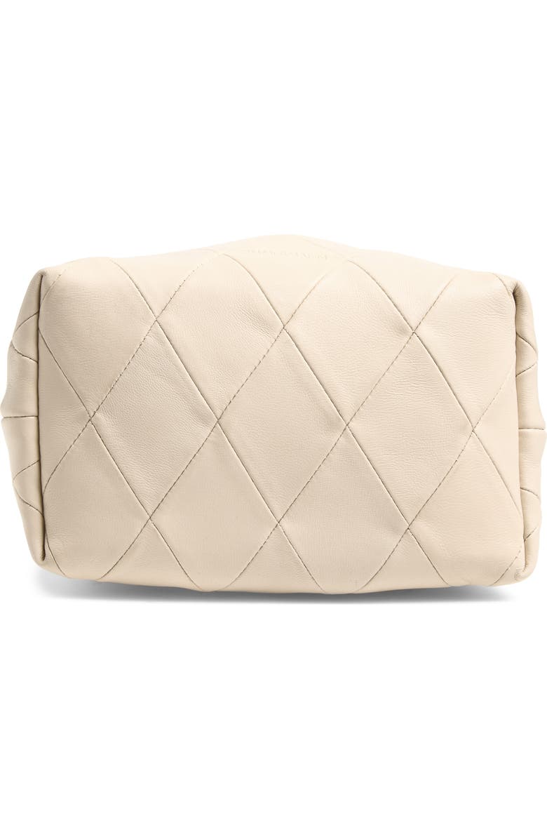 Zimmermann Small Cloud 91 Leather Clutch, Alternate, color, Milk