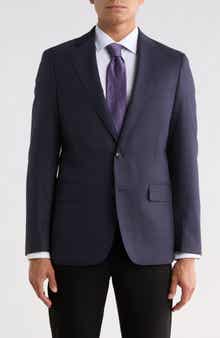 Slim Fit Wool Blend Suit Jacket