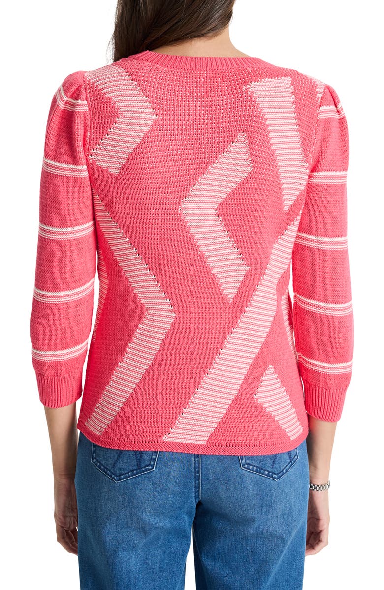 NIC+ZOE This & That Sweater, Alternate, color, Pink Multi