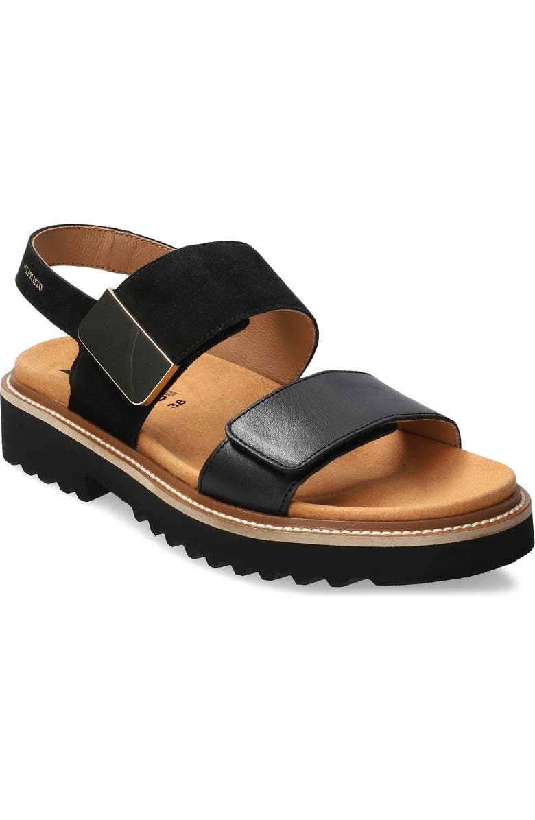 Mephisto Violane Platform Sandal, Main, color, Black