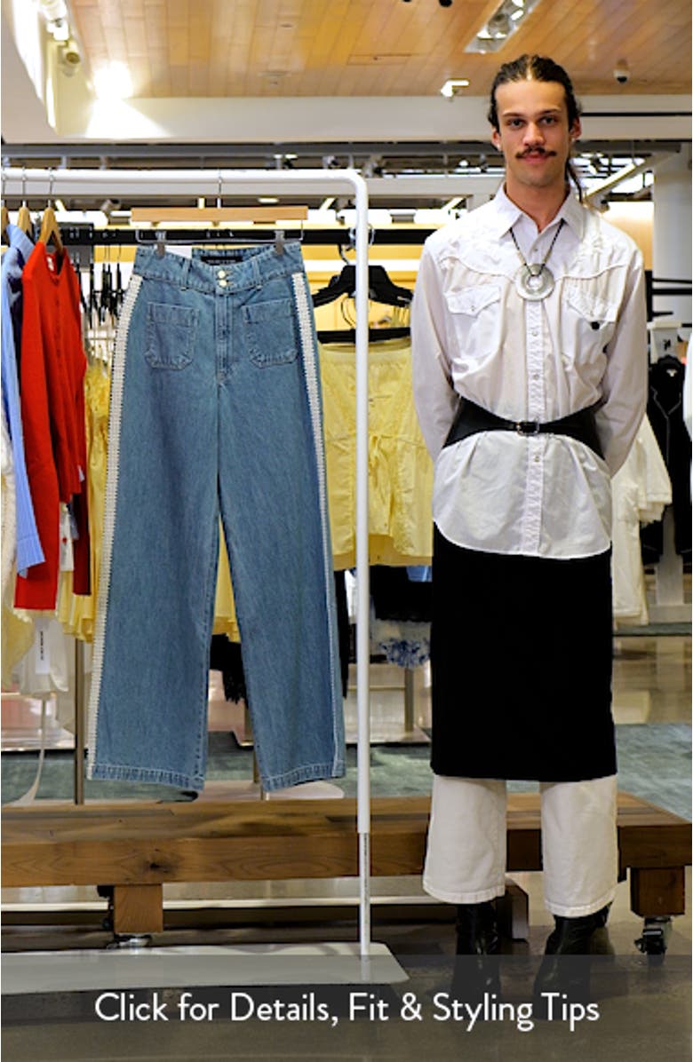 Taylor High Waist Wide Leg Jeans, sales video thumbnail
