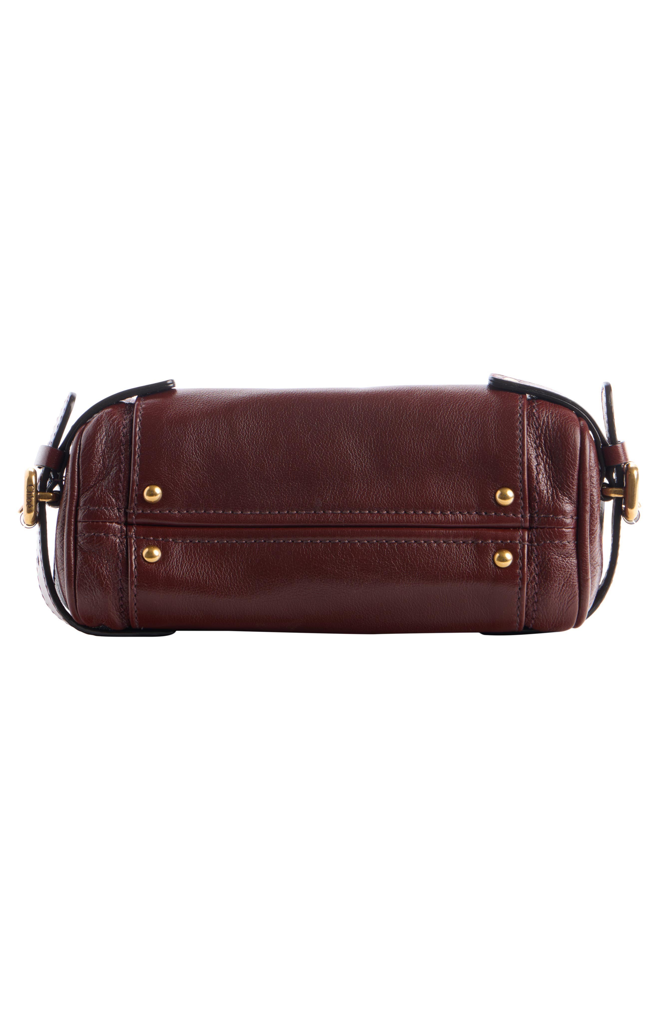 Chloé Small Paddington Leather Shoulder Bag, Alternate, color, Crafty Brown