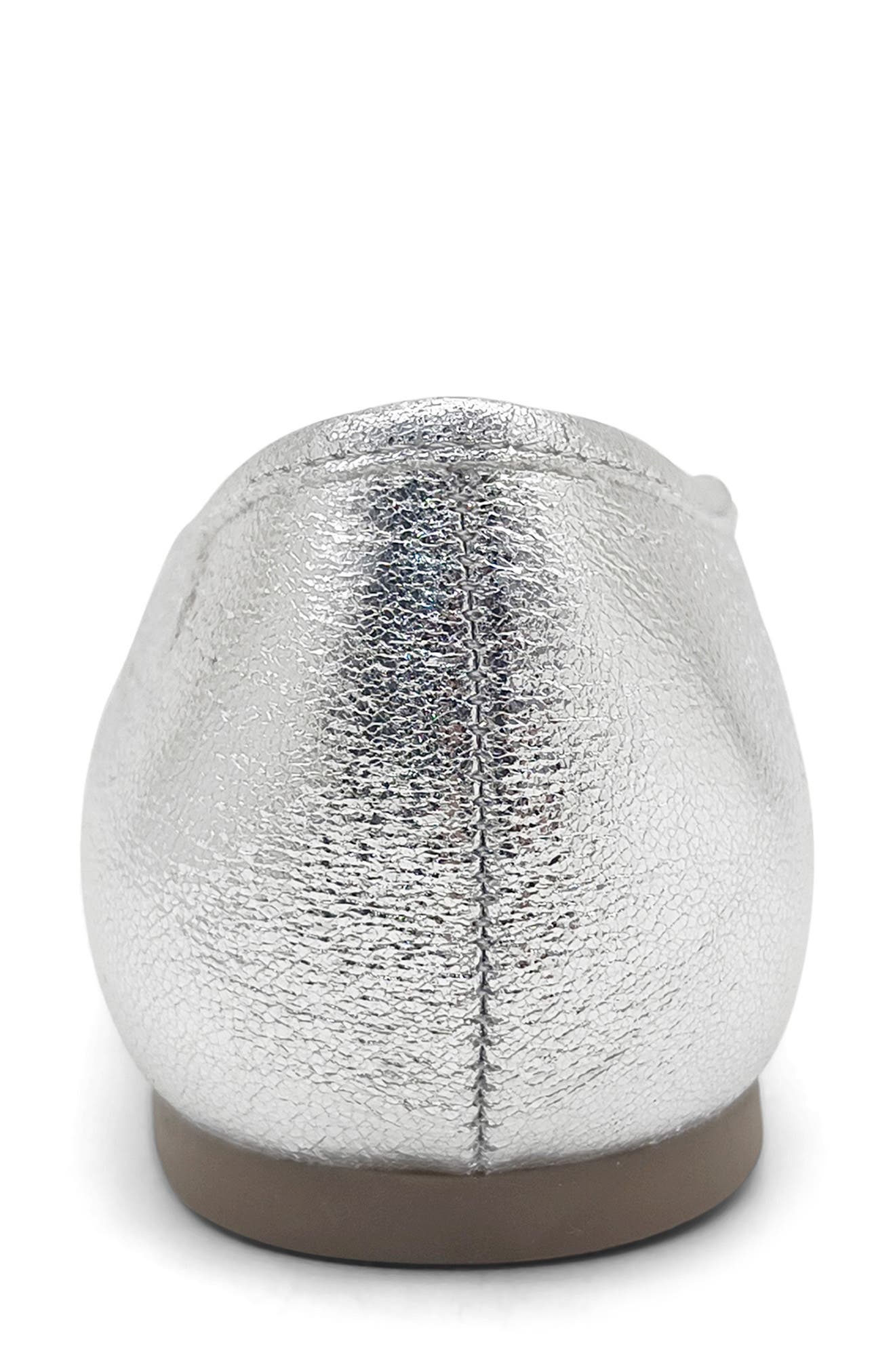 Reaction Kenneth Cole Elstree Ballet Flat, Alternate, color, Silver