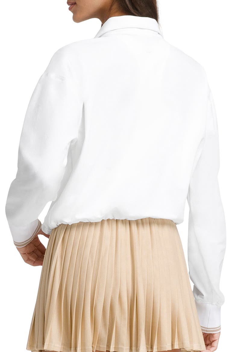 Davenport Quarter Zip Sweatshirt, Alternate, color, BRIGHT WHITE