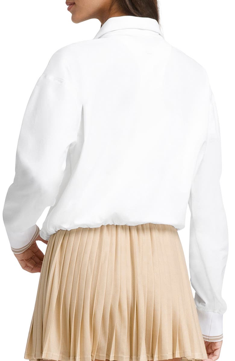 WILSON Davenport Quarter Zip Sweatshirt, Alternate, color, Bright White