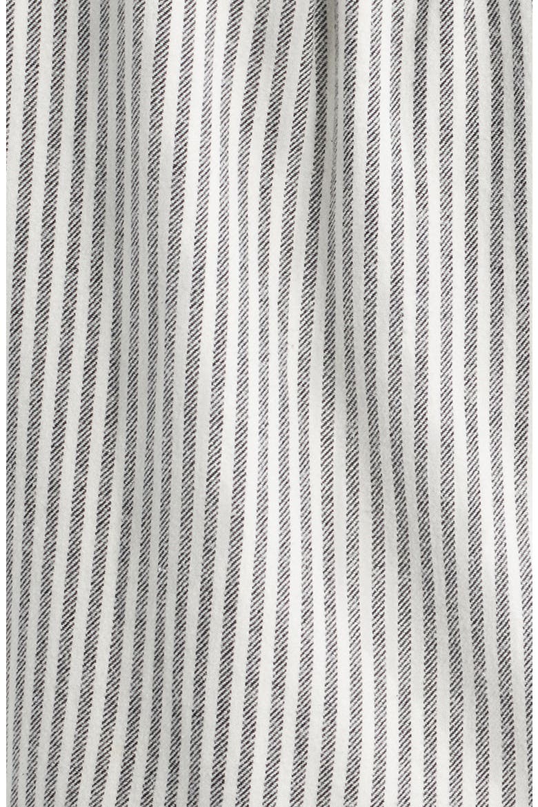 Cloud Stripe Organic Cotton Flannel Button-Up Shirt, Alternate, color, NIGHTLINES