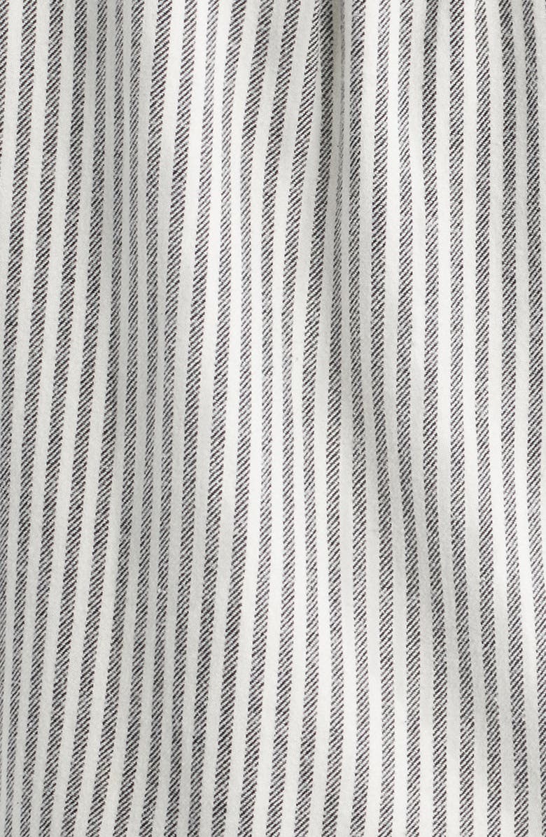 ALEX CRANE Cloud Stripe Organic Cotton Flannel Button-Up Shirt, Alternate, color, Nightlines