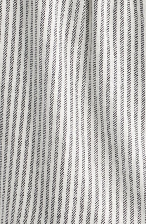 Alex Crane  Cloud Stripe Organic Cotton Flannel Button-up Shirt In Multi