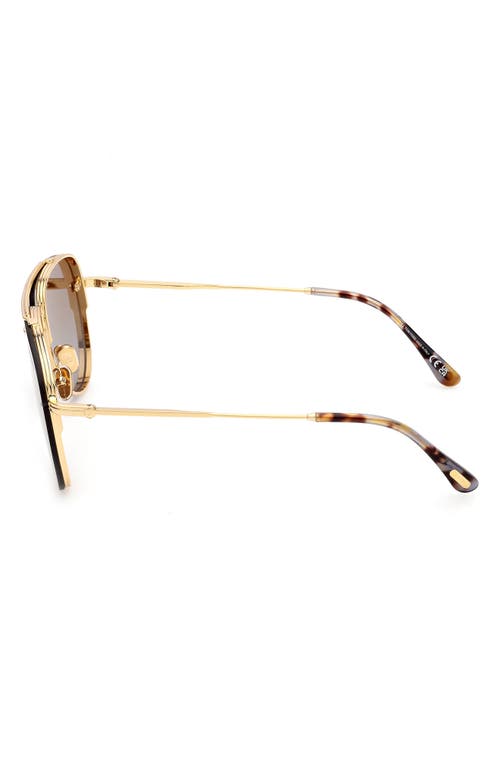 Tom Ford Leon 62mm Pilot Sunglasses In Multi
