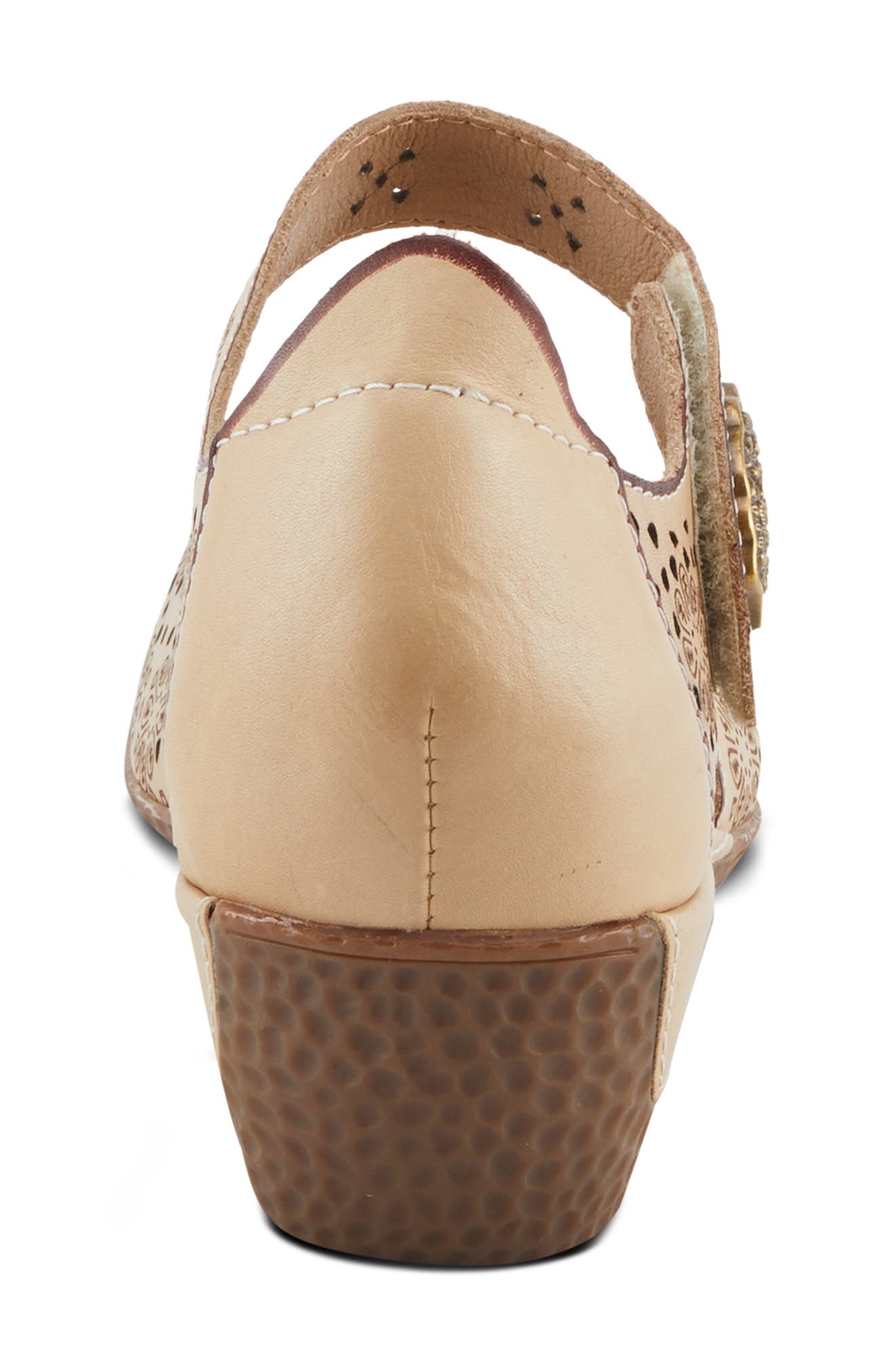 L'Artiste by Spring Step Americana Floral Perforated Pump, Alternate, color, 