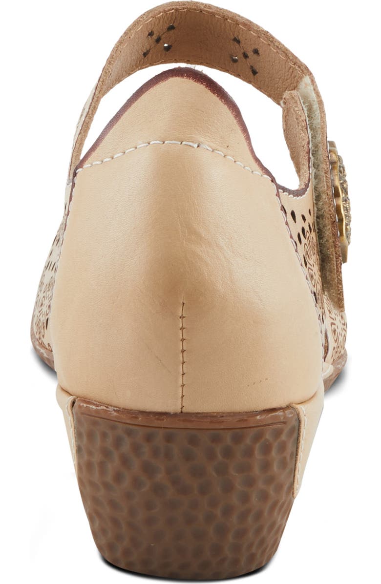 L'Artiste by Spring Step Americana Floral Perforated Pump, Alternate, color,