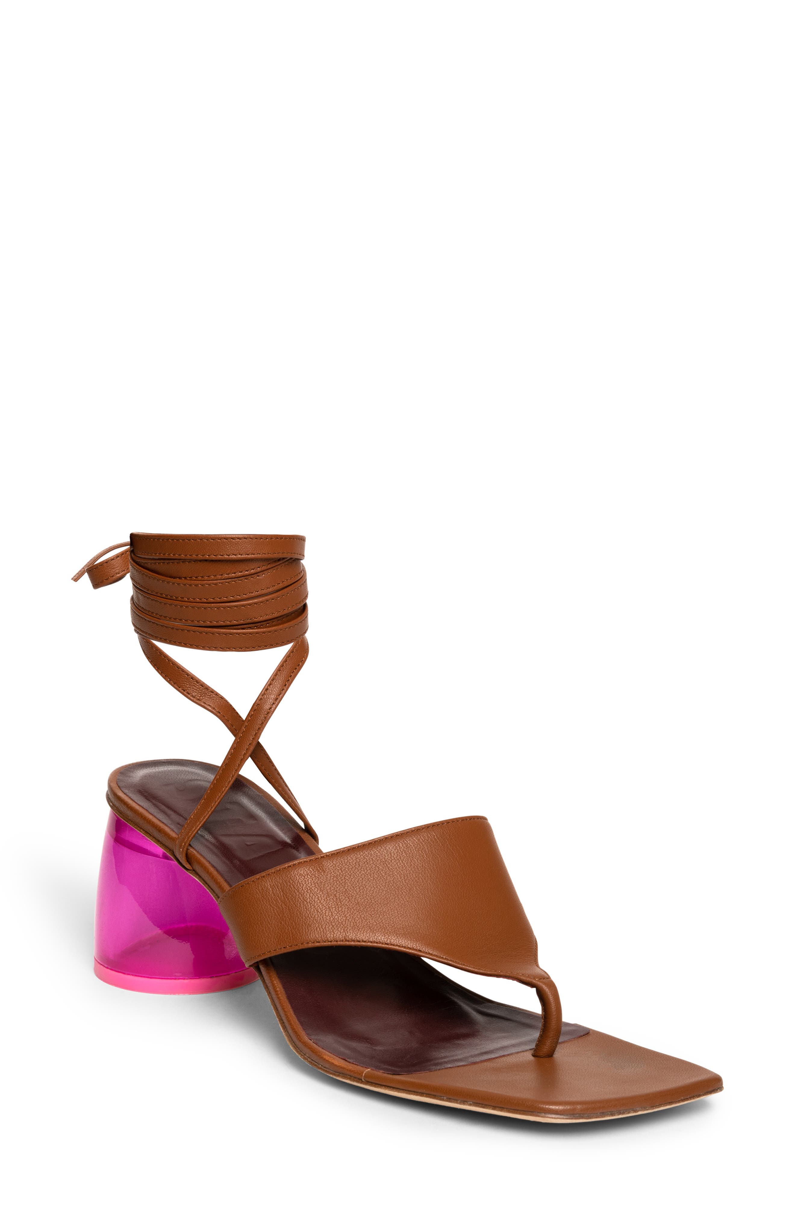 STAUD Adora Lucite<sup>®</sup> Sandal, Main, color, 