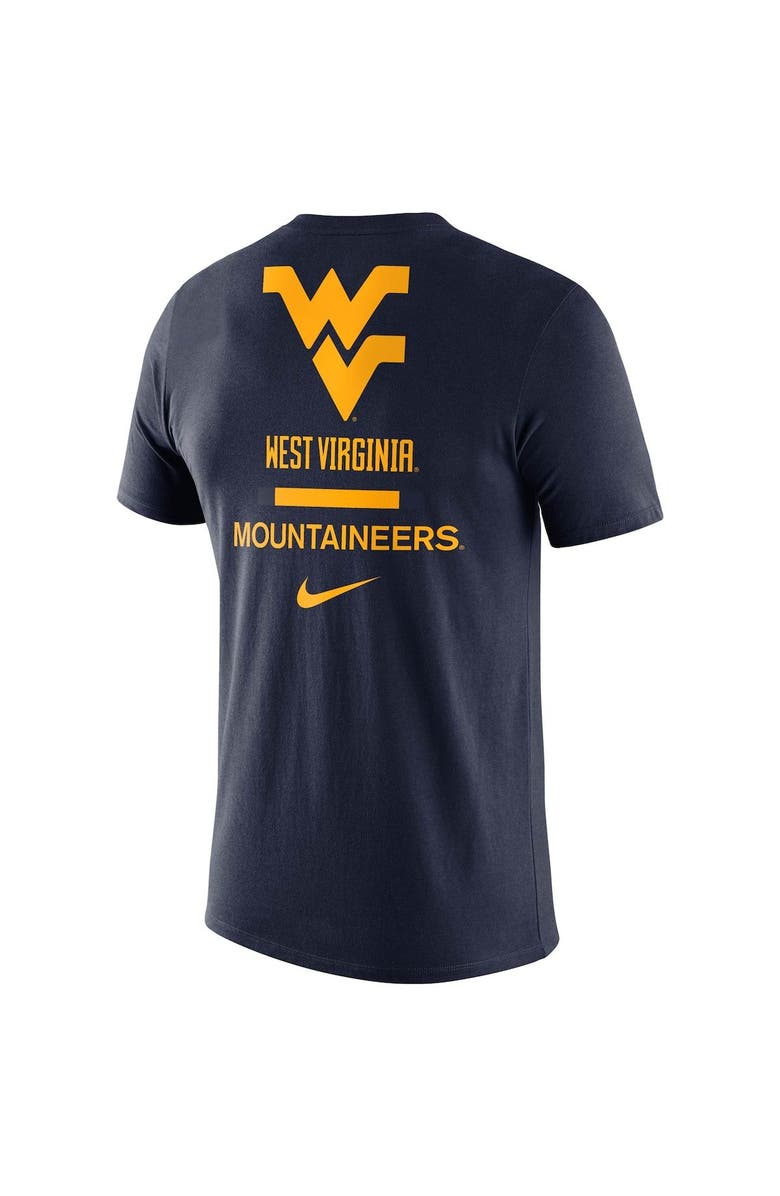 Nike Men's Nike Navy West Virginia Mountaineers DNA Logo Performance T-Shirt, Alternate, color, 
