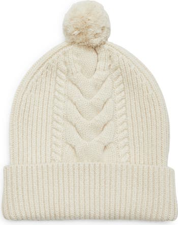 Plaid Fleeced PomPom Beanie