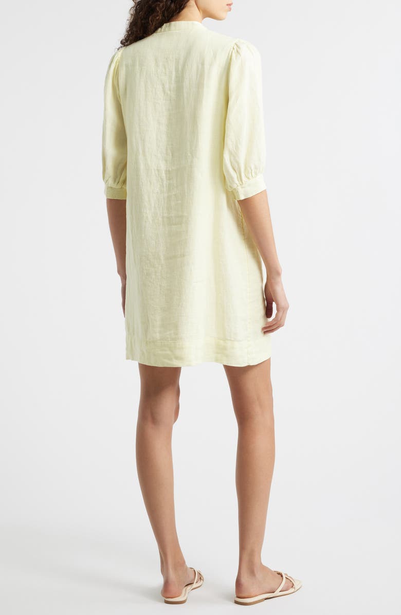 Lilly Pulitzer<sup>®</sup> Mialeigh Limoncello Linen Popover Dress, Alternate, color, 