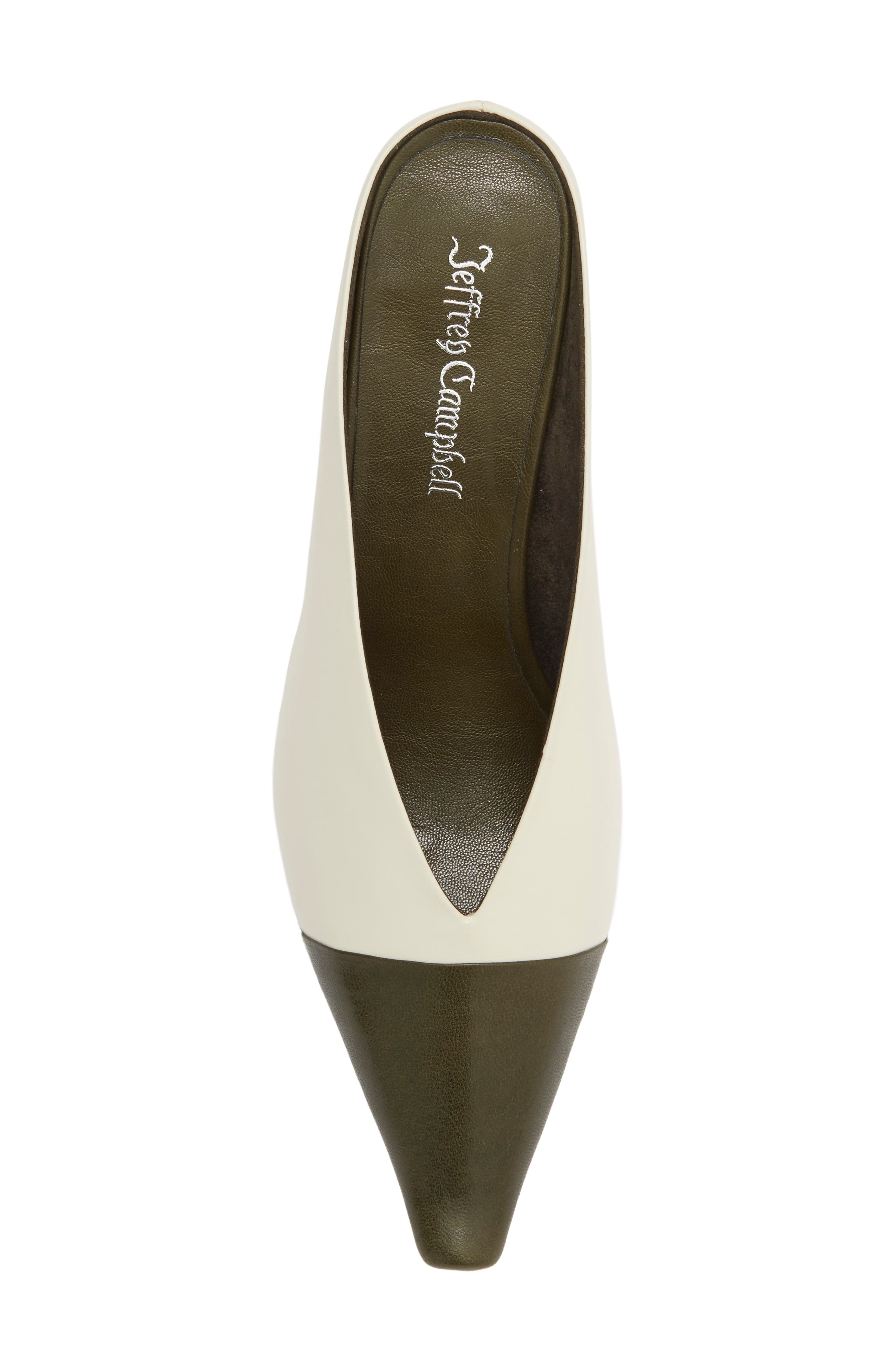 Investor Mule, Alternate, color, DARK KHAKI IVORY COMBO