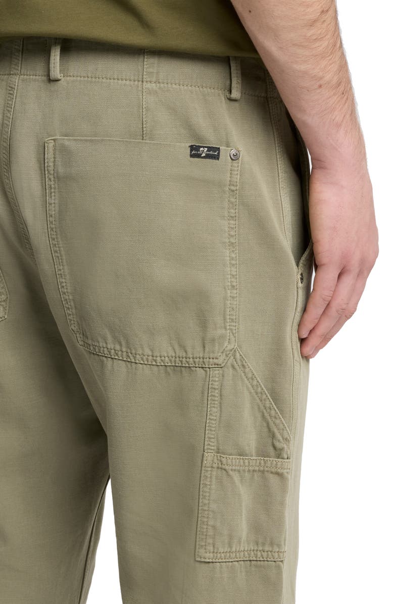 7 For All Mankind Cotton & Linen Carpenter Chinos, Alternate, color,