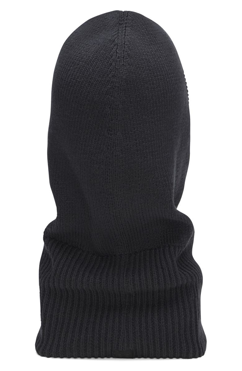 Under Armour Halftime Knit Hood, Alternate, color, Black / Black / Black