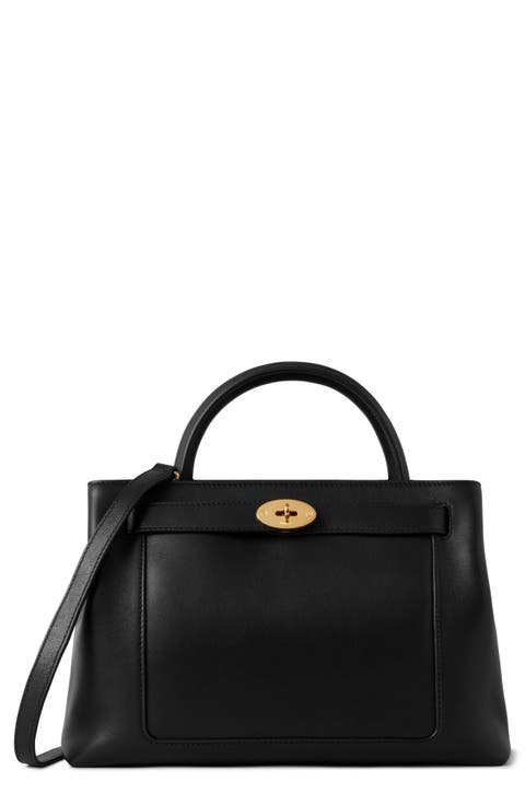 Medium Islington Silky Calfskin Leather Satchel